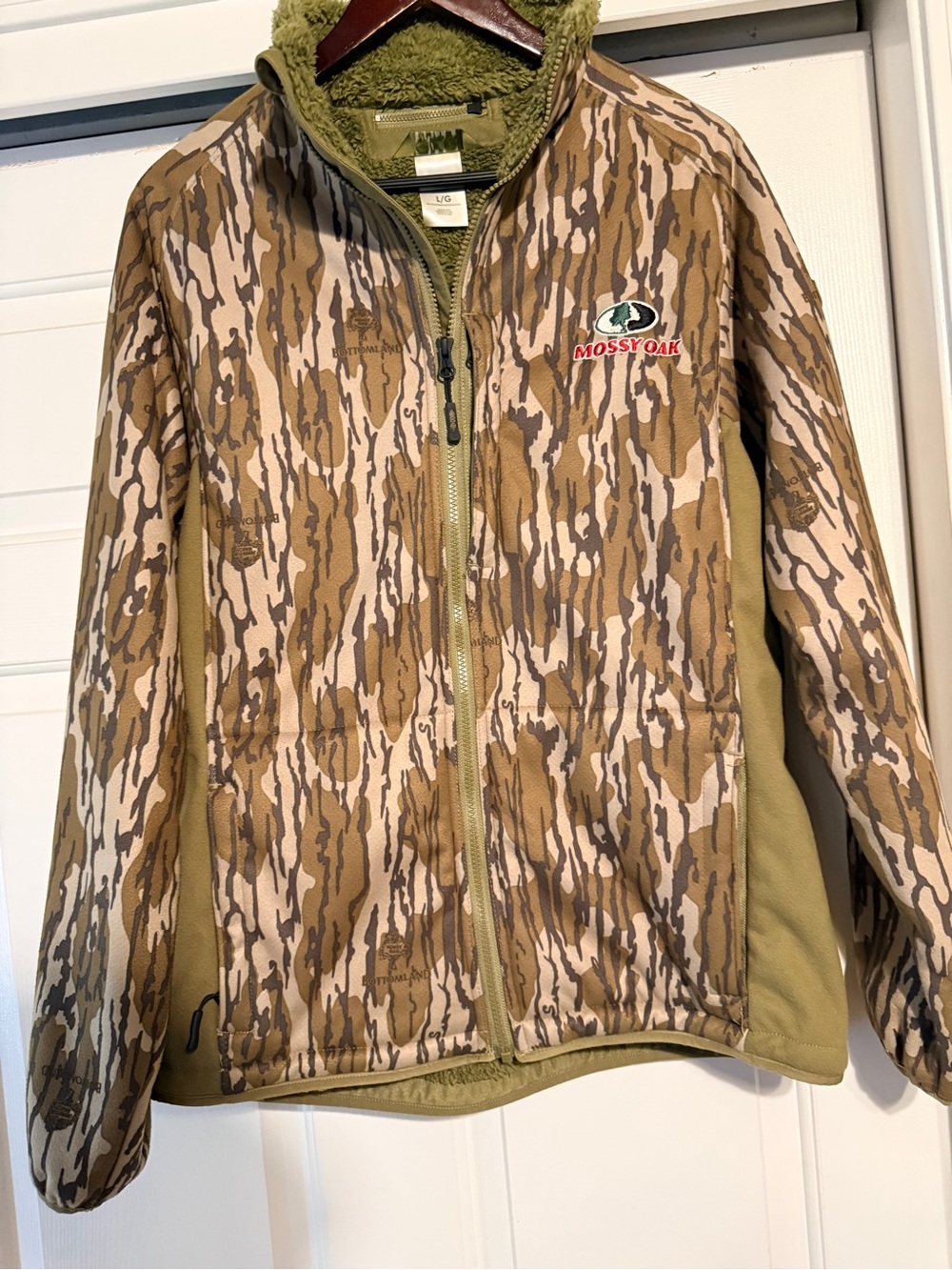 Mossy Oak Sherpa Lined Fleece Jacket